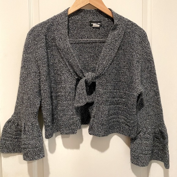 Sweaters - Cropped Bell Sleeve Sweater